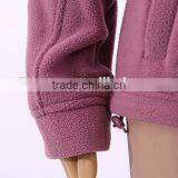 Wholesale Plain Cheap Fleece Jacket For Women thumbnail-4