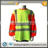 ANSI Class3 Two-tone Heat- Applied High Performance Warning T-shirt thumbnail-1