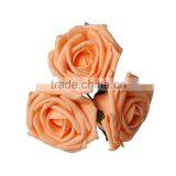 Wholesaler Imported From China Orange Rose Flower Artificial Flowers thumbnail-1