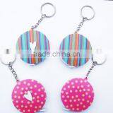 Childresn Novelty Cookie Design Wholesale Measuring Tape Cartoon Tape Poratble Ruler With Keychain