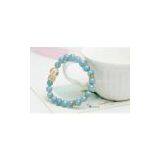 Aquamarine Crystal Bracelet Natural for Lover Birthday Gift Natural Crystal+DIY Creation thumbnail-2
