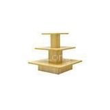 Grocery Wooden Display Stands , 3 Layer Toy Gift Store Fixture for Exhibitions, Shopping and Commerc