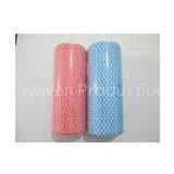 Colorful Non Woven Household Cleaning Wipes / Hand Towel Rolls 25*28cm