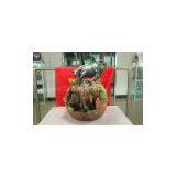 Tabletop Fountain for Good Luck Come Bull thumbnail-2