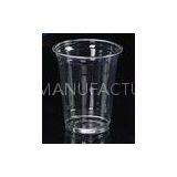 PET 16oz Disposable Juice Cups Slender Tall With Transparent 480ml