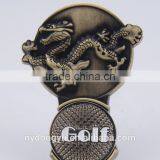 Chicken Zodiac Animal Golf Ball Marker and Hat Clip/yf Dragon Golf Ball Marker/copper Alloy Hat Clip