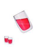 Heat resistant borosilicate double wall glass tea cup