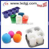 FDA,LFGB Proved Silicone Ice Rounds Maker,golf Ball Shaped Silicone Ice Cube Tray thumbnail-1