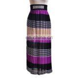 Popular Designs Women Skirt Long Ice Silk Pleated Skirt thumbnail-1