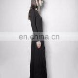 Gothic Punk Rave Black Longsleeve Asymmetrical Halterneck Maxi Dress PQ-192 thumbnail-4
