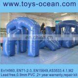 Blue Inflatable Paintball Bunker for Adults,paintball Field Equipment,outdoor Inflatable Paintball Air Field