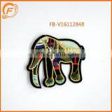 Embroidery Patch Elephant Designs Custom Iron On Badge thumbnail-2