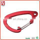 Red Wiregate D Shape Carabiner, Key Chain ,Snap Hook IN STOCK thumbnail-2