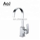 Unique square design single handle upc kitchen sink mixer taps