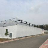 Commercial Plastic Film Greenhouse / Multispan Plastic Tunnel Greenhouse