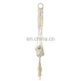 Home Boho Decor Indoor and Outdoor Cotton Rope 31 Inch Macrame Plant Hangers thumbnail-3