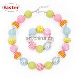 Easter Girl Necklace Bracelet 2pcs Set Chunky Bubble Beads Boutique Jewelry Sets thumbnail-1