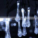 20 Led Waterproof Water Drop Decoration Solar String Light Christmas Led String Lights For Outdoor Use thumbnail-7