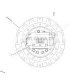 FOMI E320C E320D Final Drive 216-0044 148-4696 Travel Motor For Excavator thumbnail-1