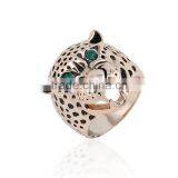 Fashion jewelry newest product Pattern Leopard engagement rings anillo para mujer esposa novia