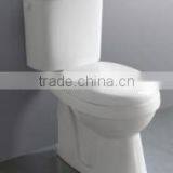 Washdown Soft Close Modern White Color Dual Flushing System Two Piece Western Toilet thumbnail-1