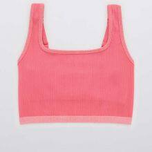 Ladies' Santoni Seamless Knit Quick Dry & Wicking Cross Back High Support Sports Bra. thumbnail-4