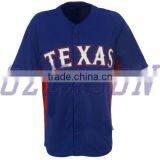 100% Polyester Dry Fit Baseball Jersey Pinstripe Baseball Jerseys Wholesale thumbnail-5