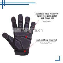 HANDLANDY Synthetic Palm Motorcycle Touch Screen Mechanic U-wrist Design Work Construction Gloves thumbnail-5