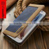 Wholesale Flip Leather Cover Case for Samsung Galaxy S6 Edge With Card Holders