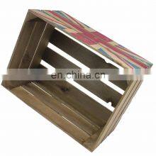 Wooden Rustic Crate With Union Jack Print thumbnail-2