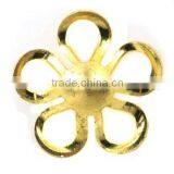 Jewelry findings Flower Shape Brass Bead Caps Charms/Pendants