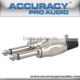 Professional 1/4" 2 Pin Male Connector QT165 thumbnail-3