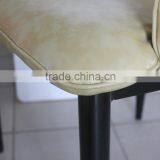 Wood Imitation Modern Leather Dining Chairs Designs With Arm thumbnail-4