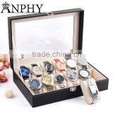 C36 ANPHY 12 Pcs Large Watch Box Watch Holder Box With Pillow Quality Choice