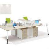 Unique Home Study Wooden Table Workstation/ 2 Seater Office Cubicle ( SZ-WS435) thumbnail-5