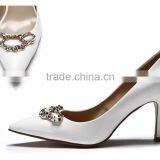 Women High Heel Shoes! Pointed Toe Leather Shoes! Plus Size Woman Shoes! Hot Sale Lady Heels Shoes thumbnail-1