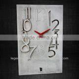 Unique Clock, Concrete Wall Clock, Handmade Latest Wall Clock, Decorative Clock