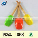 Wooden Handle Silicone Baker Spatula Set