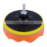 5 Inch Buffing Pad Auto Car Polishing Sponge Wheel Kit With M10 Drill Adapter Buffer# thumbnail-6