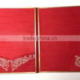Red Silk Embroidered Folio thumbnail-2