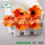 2016 Wholesale Multicolor Latex Artificial PU Flowers Poppie Real Touch Bouquet Wedding Bridal Decor Display Flower thumbnail-6