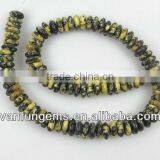 Gemstone Yellow Turquose Rondelle Beads for Jewelry thumbnail-1