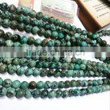 Polished Natural Precious African Turquoise 4-12mm Gemstone Loose Beads thumbnail-3