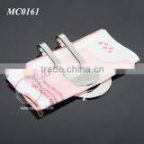 Customized Brand Name High Polished Stainless Steel Metal Laser Engraved Money Clip thumbnail-3
