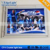 Doubled sided to display CF4 led crystal light box image inserting type