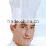 china supplier white color cotton kitchen chef hat