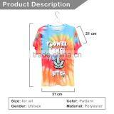 Hot Sale Digital Print Flower Power Custom Women Tshirt Wholesale thumbnail-2