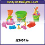 each sand molds kids toys with various color