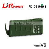 Portable car jump starter multi-function Power Bank charger with portable handle for emergency