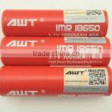 AWT 18650 35A 3000mah 18650 e Cig 2016 New Vape E-cig Submod 50w tc Malaysia Best Selling Vaporizer Mod Vaporesso Gemini Rta thumbnail-2